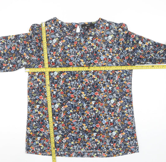Womens UK Size 12 NEXT Multicoloured Tunic Blouse