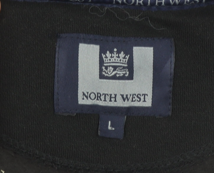 Womens UK Size L North West Black Pullover Sweatshirt