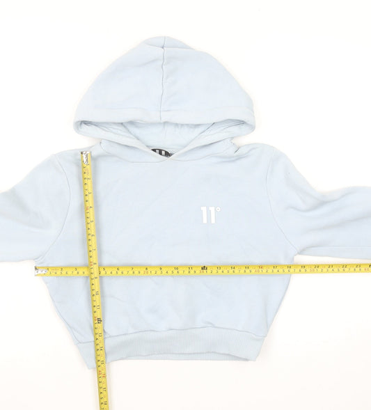 Womens UK Size 6 11 degrees Blue Pullover Hoodie