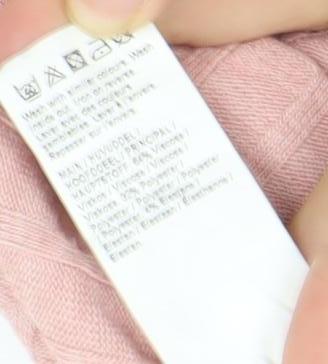 Womens UK Size S River Island Pink Pullover Hoodie