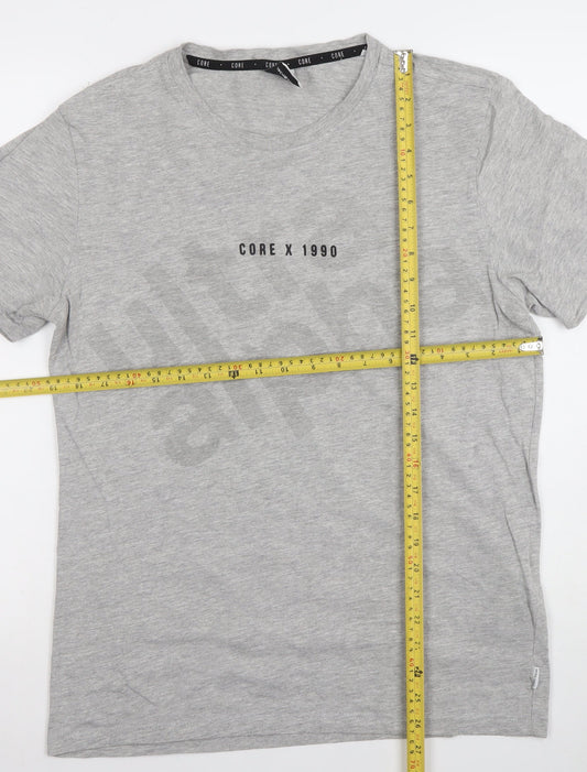 Mens UK Size S JACK & JONES Grey T-Shirt