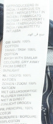 Fat Face Men's Blue Cotton Chino Trousers 32R Regular Fit Casual