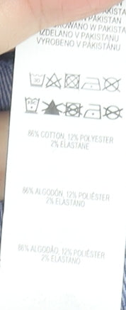 Denim Co. Women's Blue Skinny Jeans Size 14 Regular Fit Stretch Denim