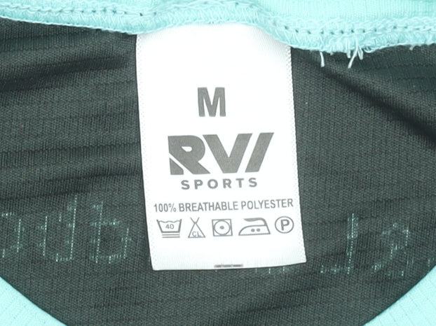 Mens UK Size M RVI Sports Green Running & Jogging T-Shirt