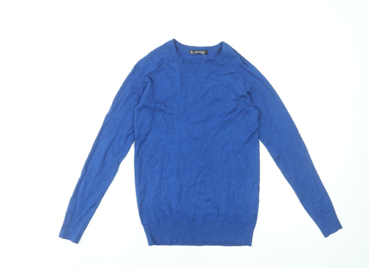 Womens UK Size S Dunnes Stores Blue Pullover Jumper