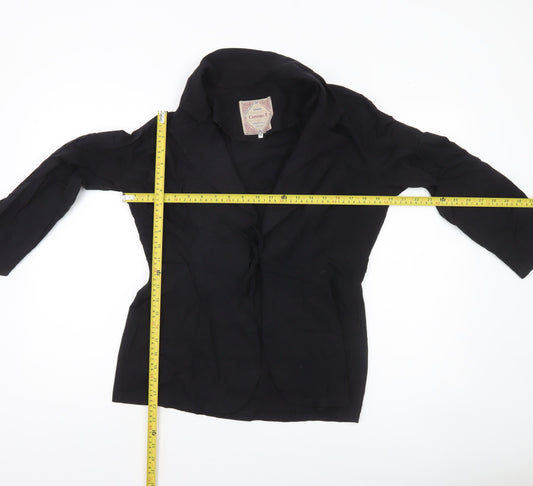 Womens UK Size 14 Lindex Regular Black Blazer