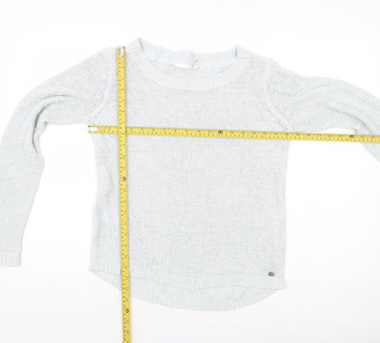 Womens UK Size S H&M White Pullover Jumper