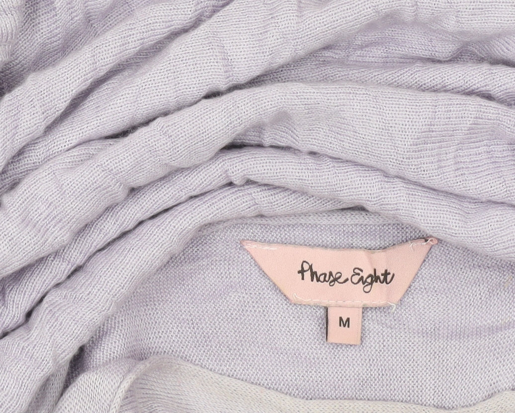 Womens UK Size M Phase Eight Purple Pullover Jumper