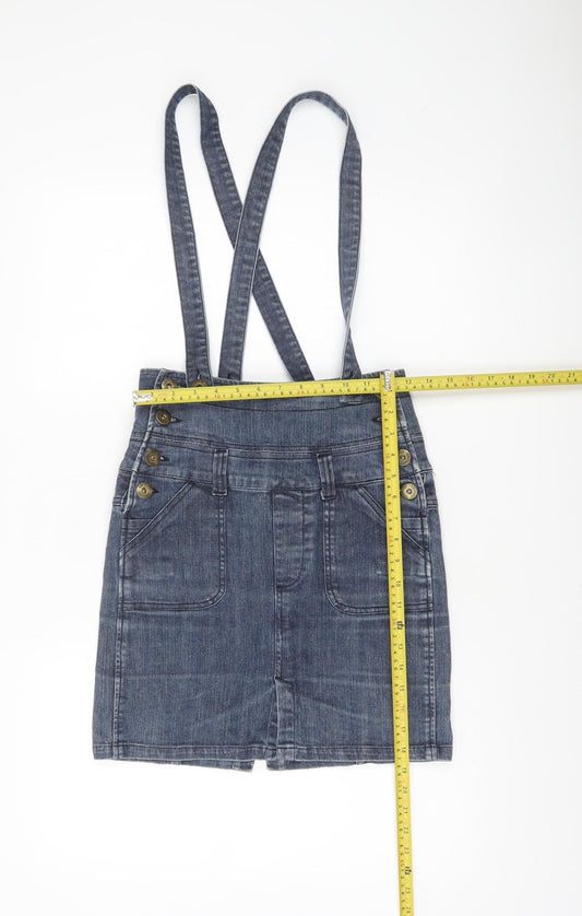 Womens UK Size 10 Denim Co A-Line Denim Skirt