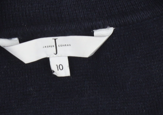 Jasper Conran Women’s Blue Knit 3/4 Sleeve Open Cardigan Size 10