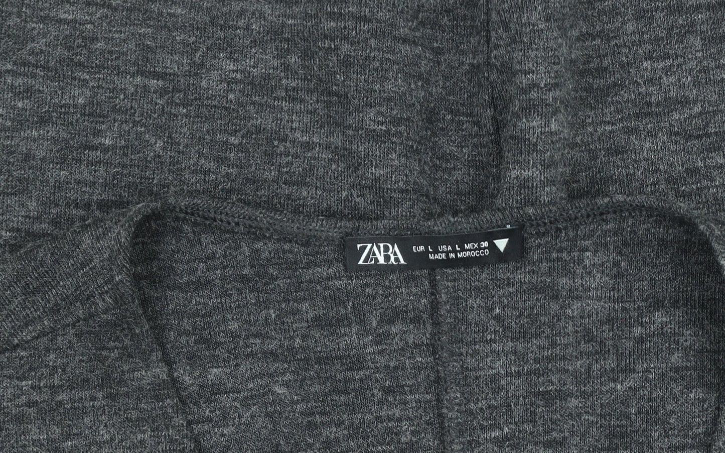 Womens UK Size L Zara Grey Cardigan Jumper
