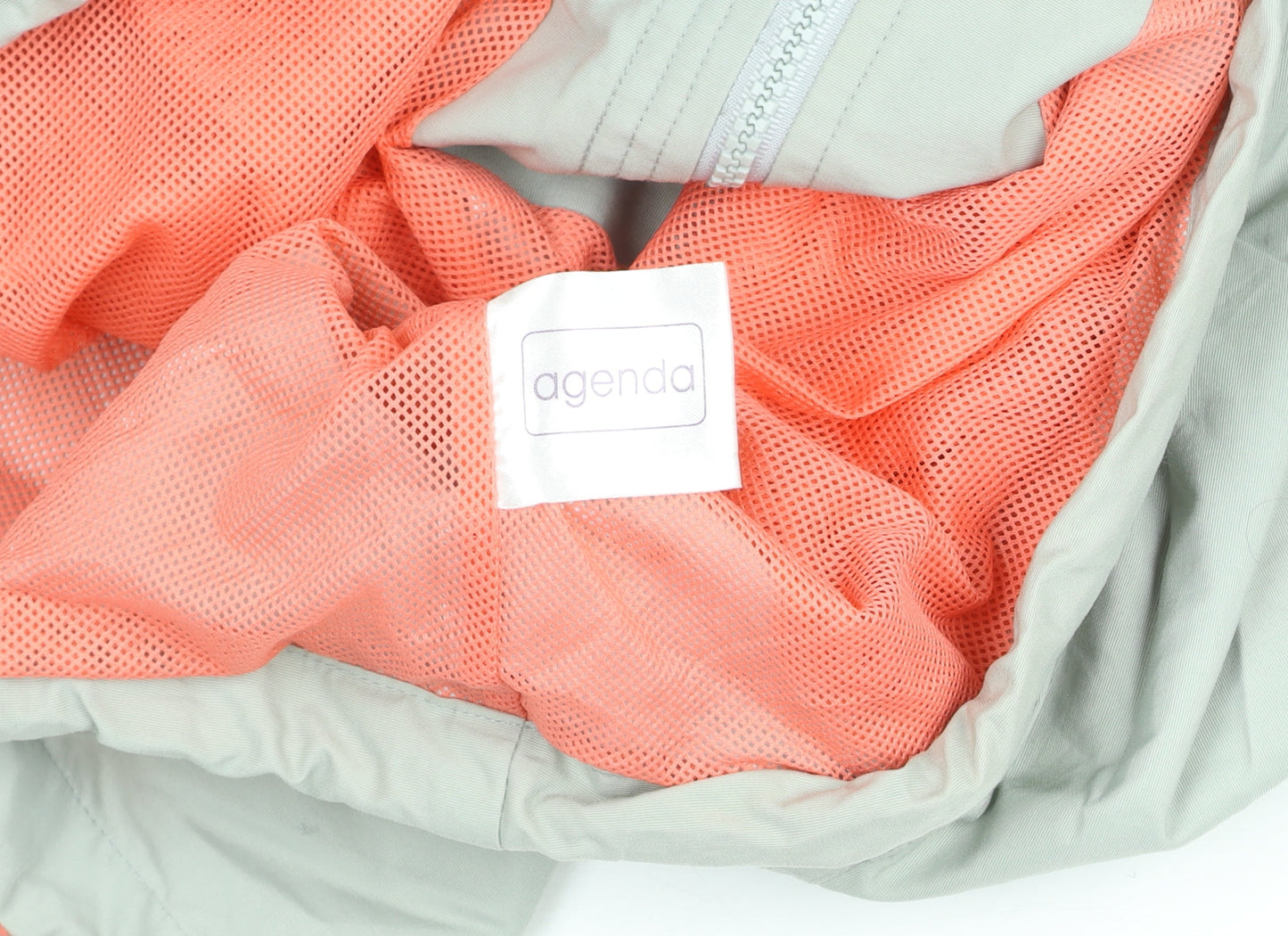 Womens UK Size 16 Agenda Grey Anorak Coat