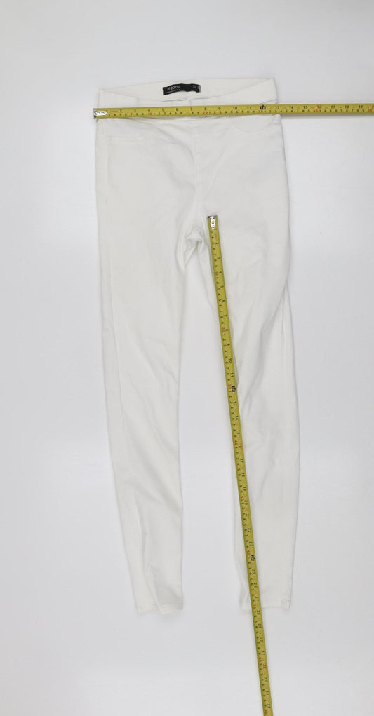 Dunnes Stores Women's White Jegging Jeans Size 8 Slim Fit