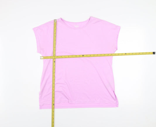Womens UK Size M Dunnes Stores Pink Gym & TrainingRunning & JoggingYoga T-Shirt