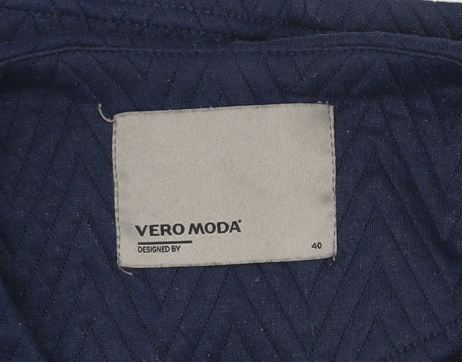 Womens UK Size 12 VERO MODA Blue Blazer