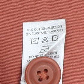 St. Bernard Men's Orange Cargo Shorts 34in Cotton Blend Casual