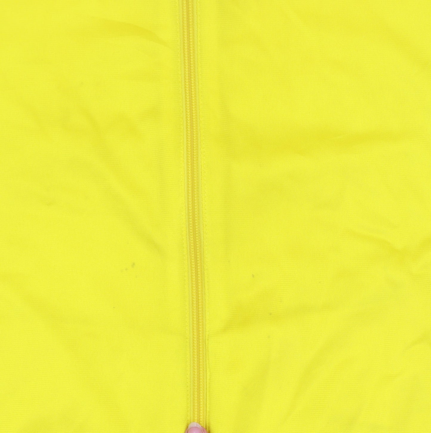 Adidas Men’s Yellow Black Track Jacket L Full Zip Sportswear