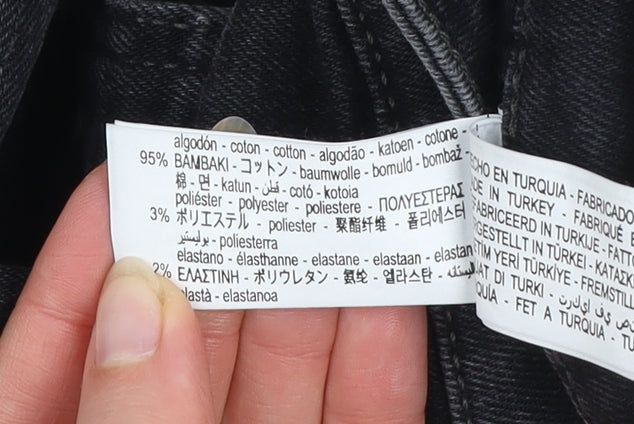 Zara Mens Black Slim Fit Skinny Jeans Size 31 Regular Denim