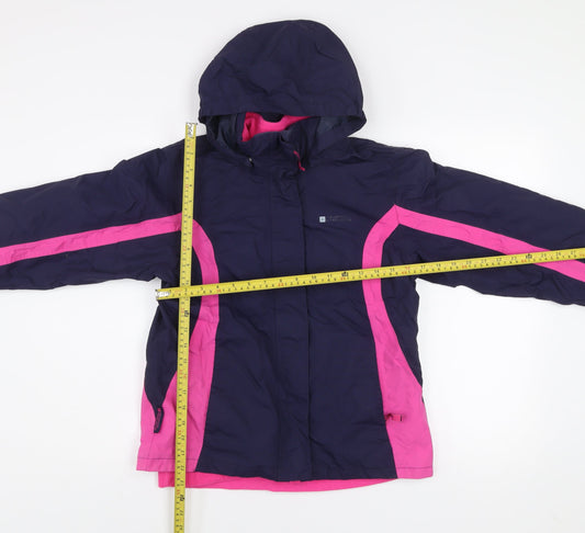 Girls UK Size 11-12 Years Mountain Warehouse Blue 3-in-1 Jacket
