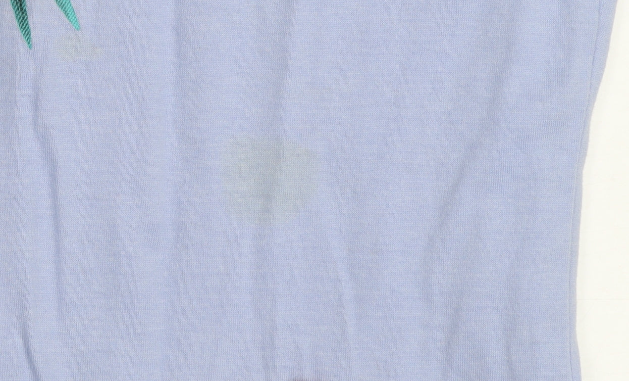 Womens UK Size 12 Jack Wolfskin Blue Basic T-Shirt
