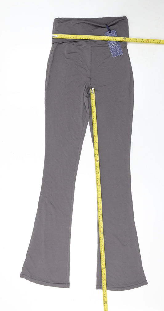 Womens UK Size 8 Jack Wills Regular Fit Casual Travel Grey Trousers
