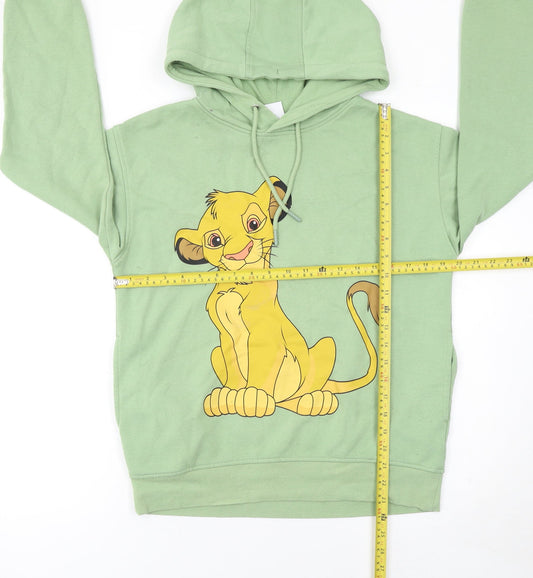 Womens UK Size XS Primark Green Pullover Hoodie