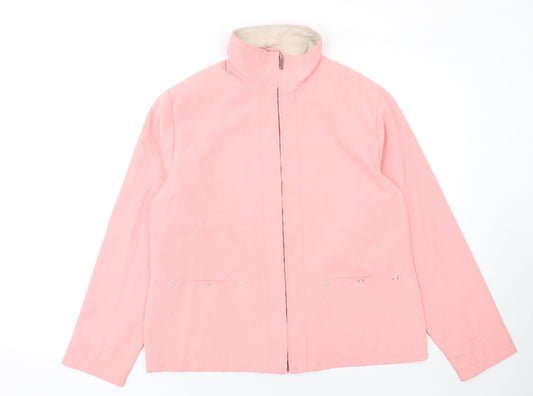 Womens UK Size 12 Katherine Hammond Pink Walking Jacket