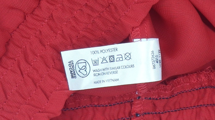 Womens UK Size 22 Debenhams Red Basic Blouse