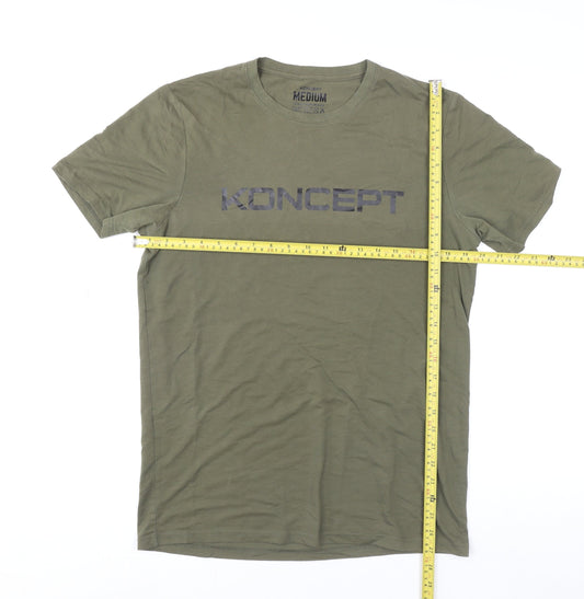 Mens UK Size M Koncept Green Gym & TrainingRunning & Jogging T-Shirt