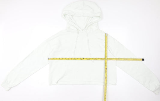 Womens UK Size S River Island White Pullover Hoodie