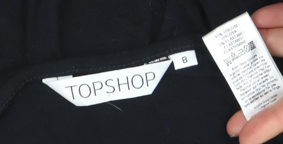 Womens UK Size 8 Topshop Wrap Dress