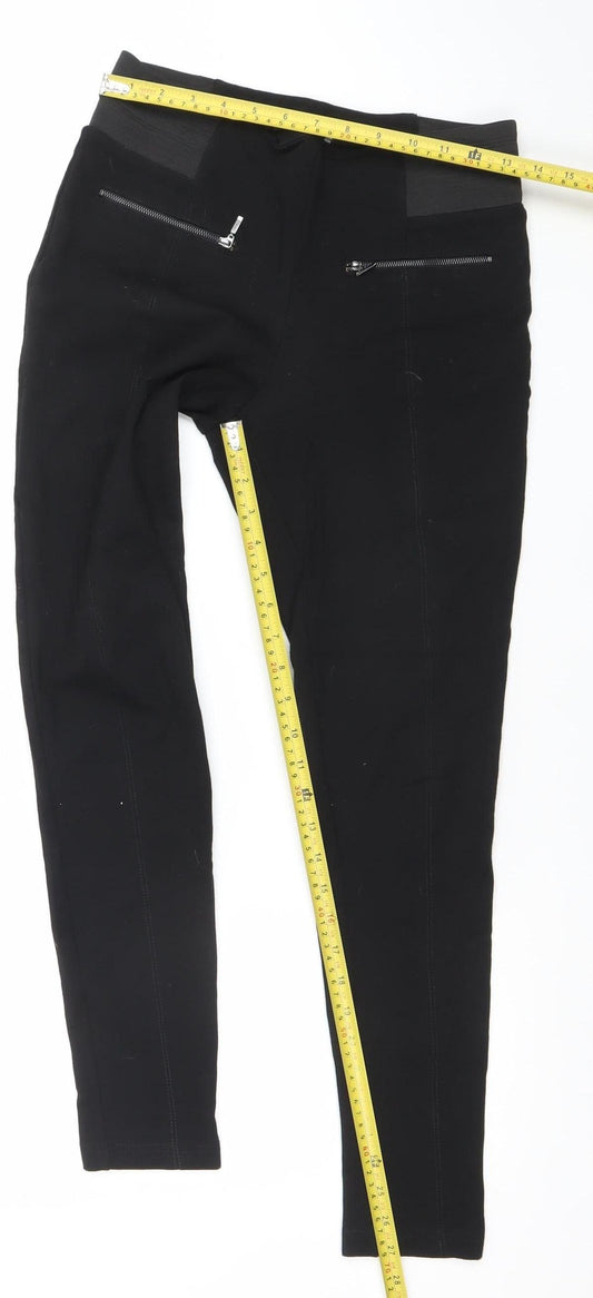 Dunnes Stores Womens Black Size 12 Jegging Stretch Trousers