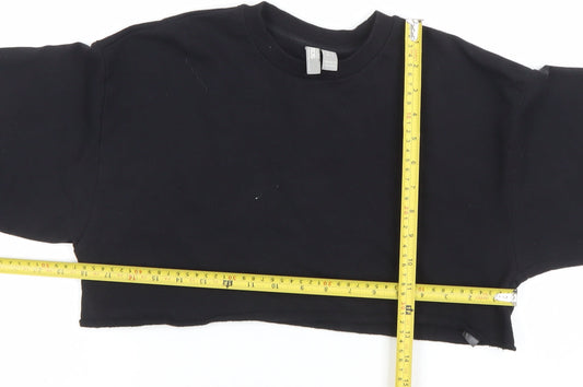 Womens UK Size 8 ASOS Black Pullover Sweatshirt