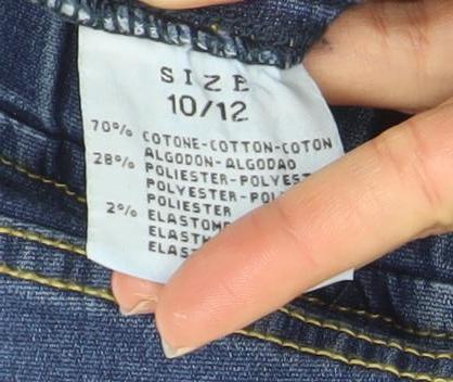 Womens UK Size 10-12 The Casual Company Regular Fit Jegging Blue Jeans