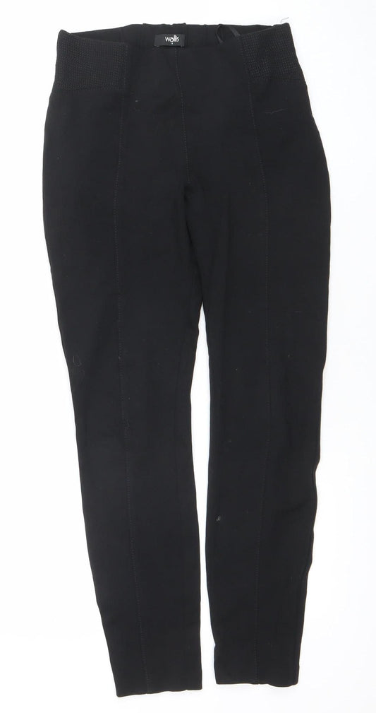 Womens UK Size S Wallis Slim Fit Leggings Black Trousers