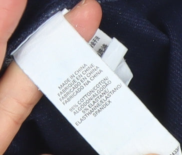 French Connection Women's Blue Skinny Jeans Size 12 Stretch Denim