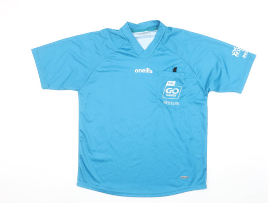 Mens UK Size M O'Neills Blue FootballRugbyGym & TrainingRunning & Jogging T-Shir
