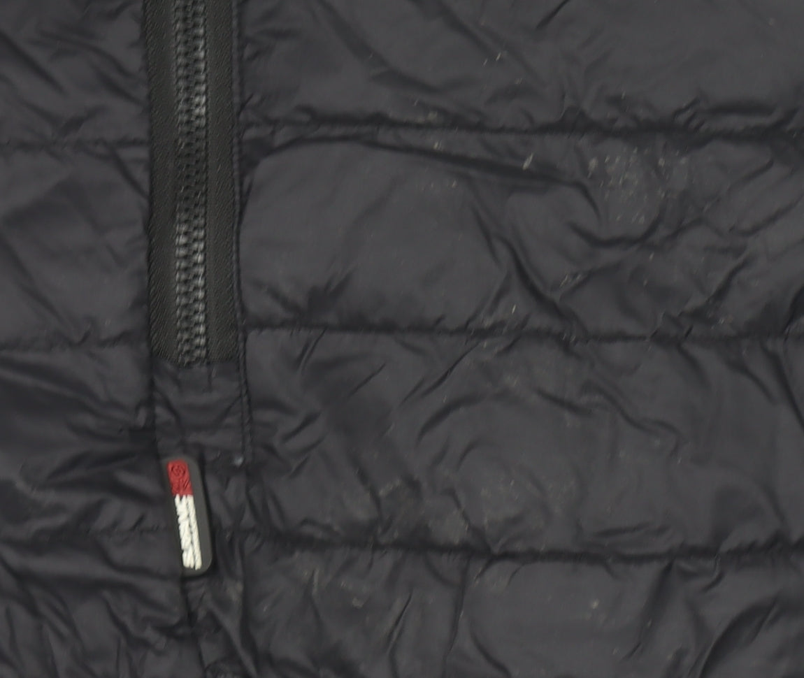 Boys UK Size 10 Years Surfanic Black Puffer Jacket