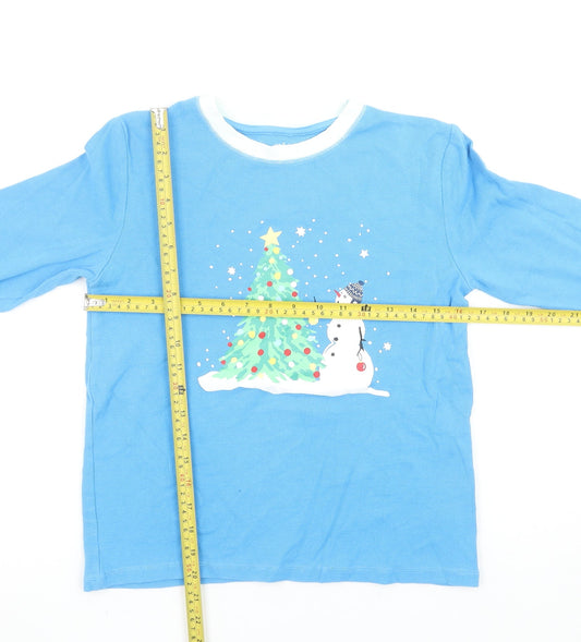 Girls UK Size 12-13 Years Leigh Tucker Willow Blue Basic T-Shirt