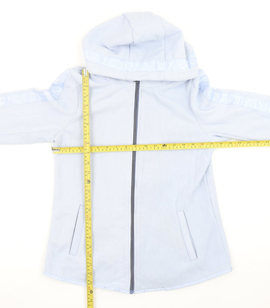 Womens UK Size 10 Street One Blue Full Zip Hoodie
