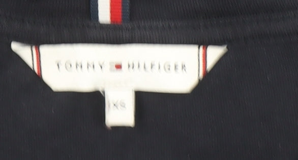 Tommy Hilfiger Men's Navy Blue XS Classic Logo Crew Neck T-Shirt