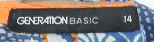 Womens UK Size 14 Generation Basic A-Line Dress