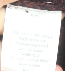 Urban Pipeline Men's Multicoloured 2XL Striped Knit Pullover Hoodie