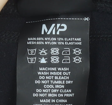Womens UK Size L MP Slim Fit Capri Black Leggings
