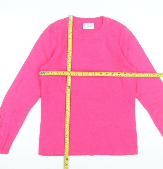 Womens UK Size 10 Savida Pink Pullover Jumper