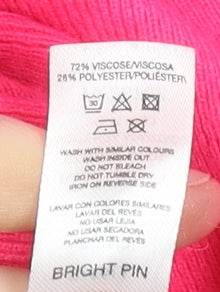 Womens UK Size 10 Savida Pink Pullover Jumper