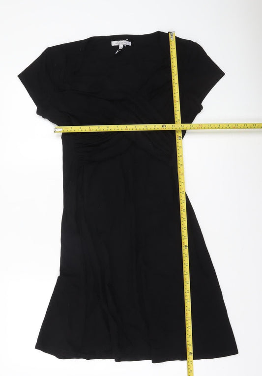 Bravissimo Women Black Size 14 Fit & Flare Knee Length Dress