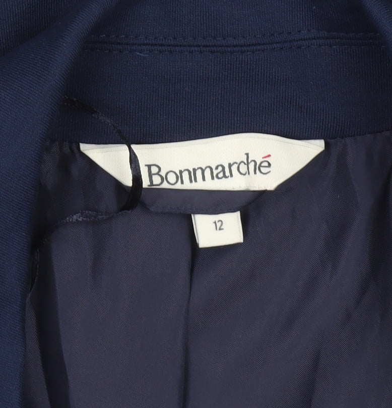 Womens UK Size 12 Bonmarché Regular Blue Blazer
