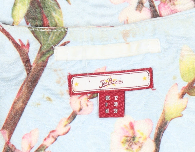 Joe Browns Women’s Multicoloured Floral Long Sleeve Coat UK 12