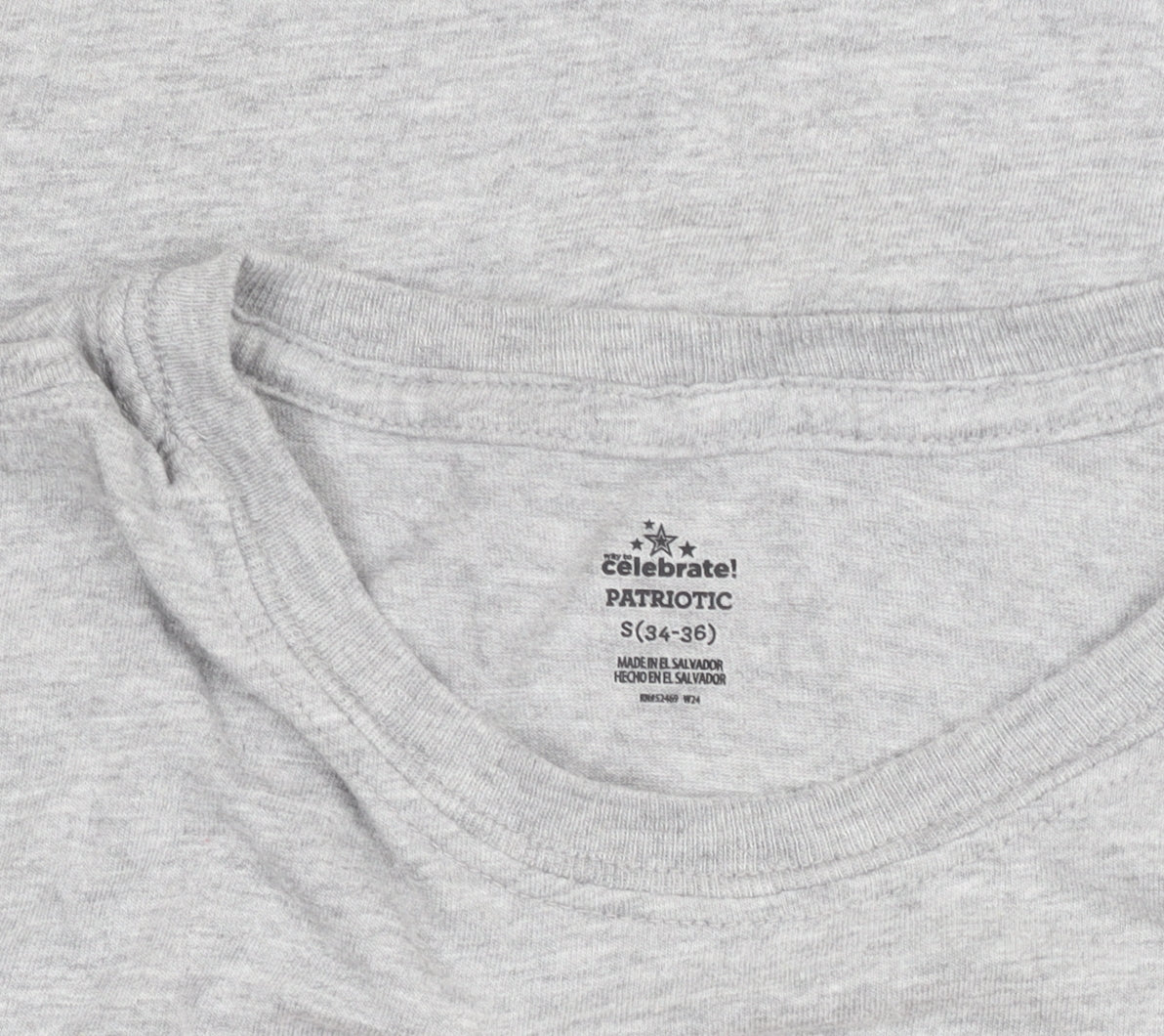 Mens UK Size S Celebrate! Grey T-Shirt